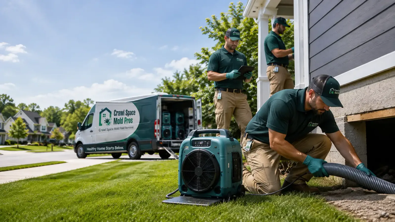 Crawl Space Mold Removal in Mundelein, IL